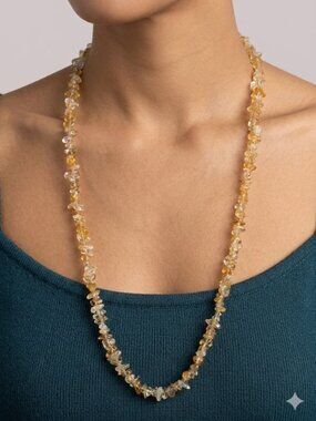 Citrine Gemstone Necklace
